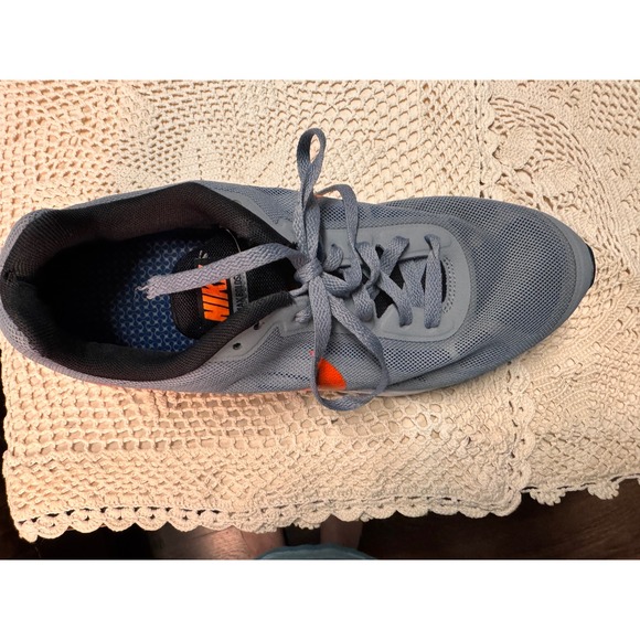 Nike Running Shoes‎ Air Max Cushioned Athletic Sneakers Gray Orange Mens 12 - Picture 7 of 7